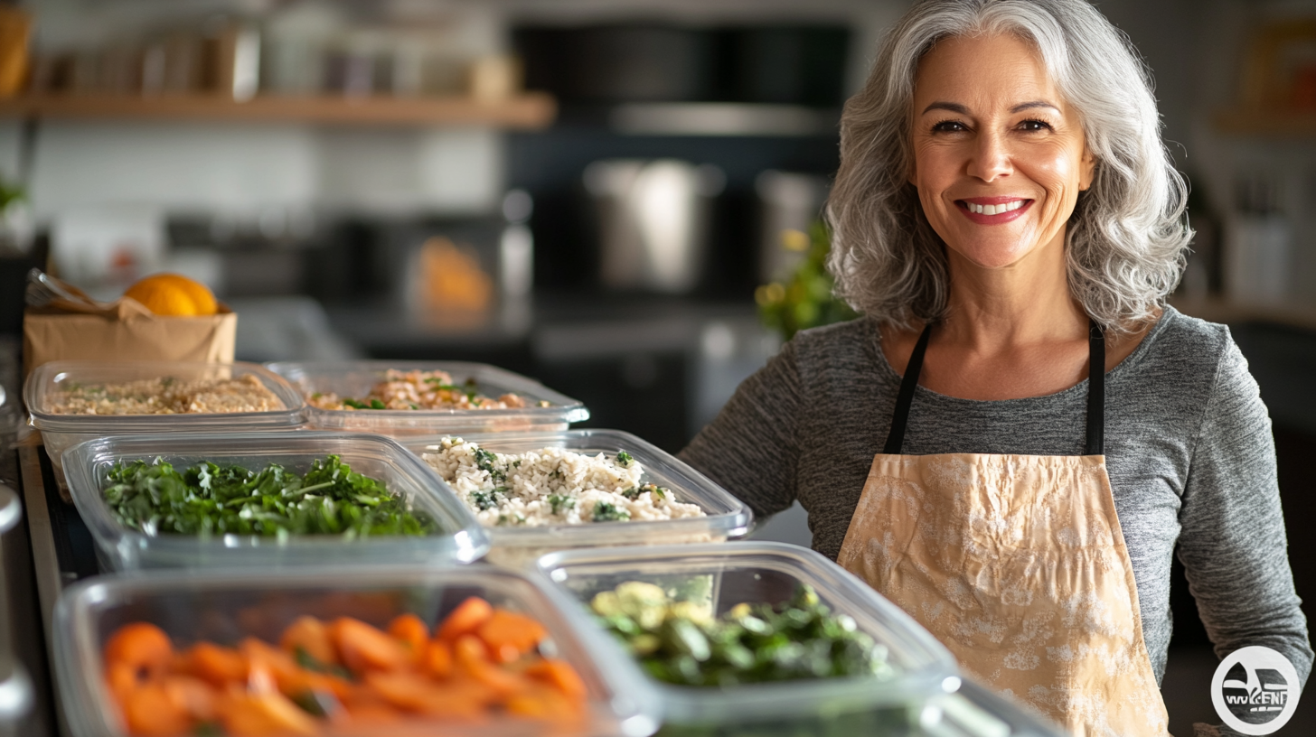 Консультація нутріціолога з клієнтом старшого віку, обговорення плану здорового харчування